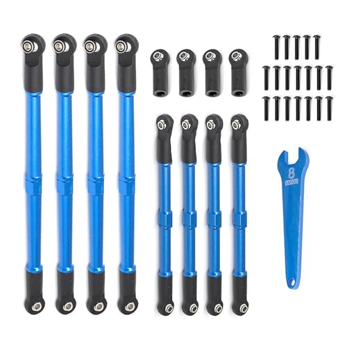 ZEZEFUFU RC Car Upgrade Pull Rod Kits for Traxxas 1/10 E-revo 2.0 Summit 5319X 5338R Parts von ZEZEFUFU