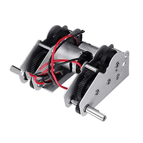 ZEZEFUFU Stahl Getriebe Antriebssystem Getriebe für Heng Lange 3818-1 1/16 RC Tank Metall Motor Motor Box Reparatur Teile von ZEZEFUFU