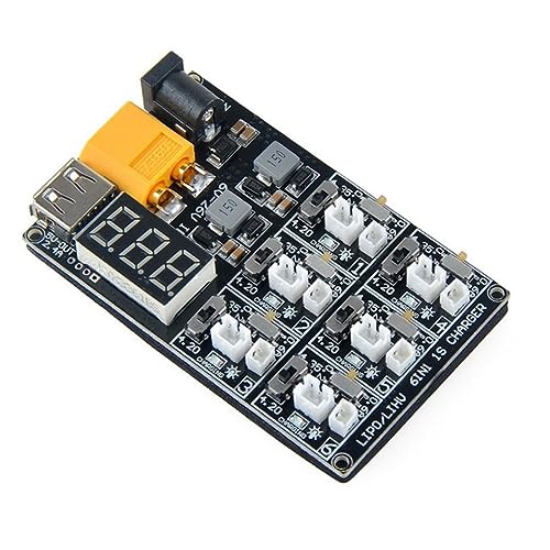 ZEZEFUFU USB 5V/2.4A 1S LiPo LiHV Ladegerät Board für Blade Inductrix Tiny Whoop von ZEZEFUFU