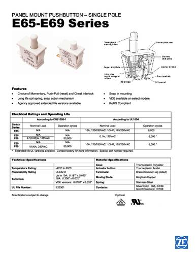 ZF E69-00A Druckschalter von ZF