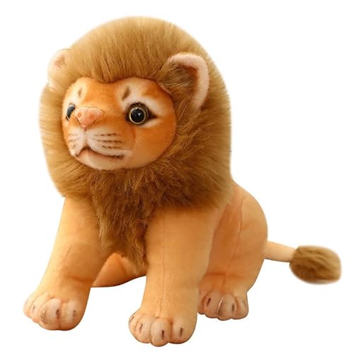 Löwenkönig Plüschtiere 23cm Kuscheltier Löwenkönig Plüschtier Tiere Nette Plüschtier Puppe König der Löwen Puppe Simba Plüschtuch Puppe für Kinder Geburtstagsgeschenke oder Fans von ZGCXRTO