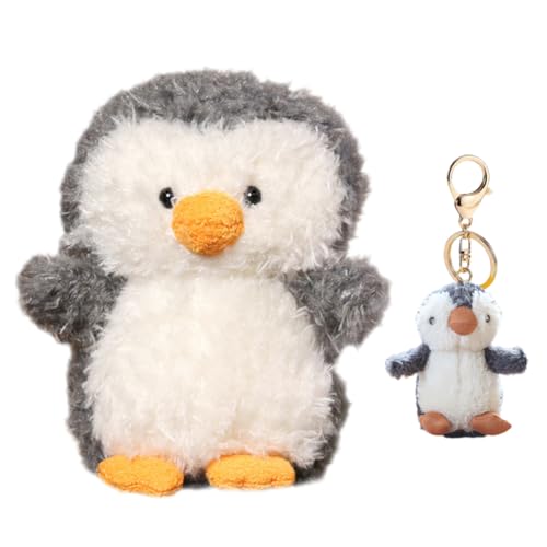 ZGCXRTO 2 pcs Pinguine Plüsch Puppe Figuren Spielzeug Plushie Niedlich Weich Meerestiere Stoffpuppe Kissen Plüsch Stofftier Dekoration Kinder Geschenke Weihnachten Geburtstag （20cm,14cm） von ZGCXRTO