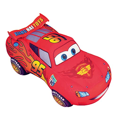 ZGCXRTO Auto-Plüschtiere,Car Plush Toys,Kinderspielzeug,Plüschpuppe Cute Cartoon Cars Plush Toy Niedliche Puppe Super Weich für Kinder-25cm von ZGCXRTO