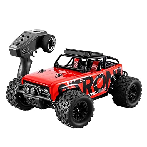 ZGDHWCR Geländegängige RC-Trucks im Maßstab 1:18, 2,4 GHz Off-Road-Kletter-RC-Fahrzeug, 50 km/h Hochgeschwindigkeits-4WD-Fernbedienungsauto, elektrisches Spielzeug-Rennauto, Ki von ZGDHWCR