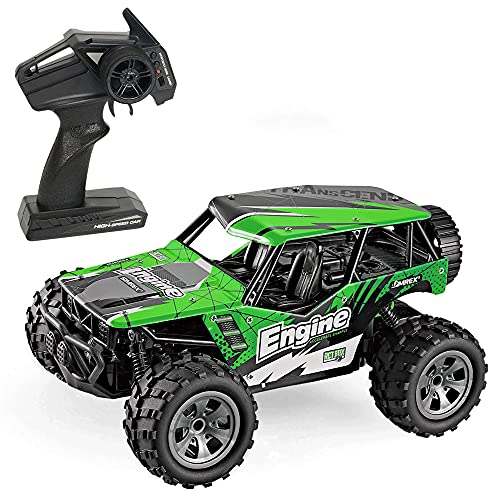 ZGDHWCR RC-Buggy, geländegängiges, stoßdämpfendes RC-Fahrzeug, 2,4-G-Elektro-Offroad-RC-Fahrzeug, Hochgeschwindigkeits-Drift-Rennwagen, Hobby-RC-Truck, Kinderspielzeuggeschenk von ZGDHWCR