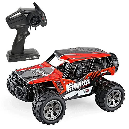 ZGDHWCR RC-Buggy, geländegängiges, stoßdämpfendes RC-Fahrzeug, 2,4-G-Elektro-Offroad-RC-Fahrzeug, Hochgeschwindigkeits-Drift-Rennwagen, Hobby-RC-Truck, Kinderspielzeuggeschenk von ZGDHWCR