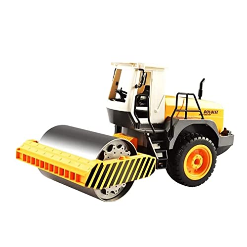 ZGDHWCR RC Buggy Legierung Modell Rc Enginee Truck Spielzeug Auto Fernbedienung Straßenwalze Starre Straßenwalze Hochleistungs-Dampfwalze RC Spielzeug-LKW Rc Baustelle Fahrzeug Grader von ZGDHWCR