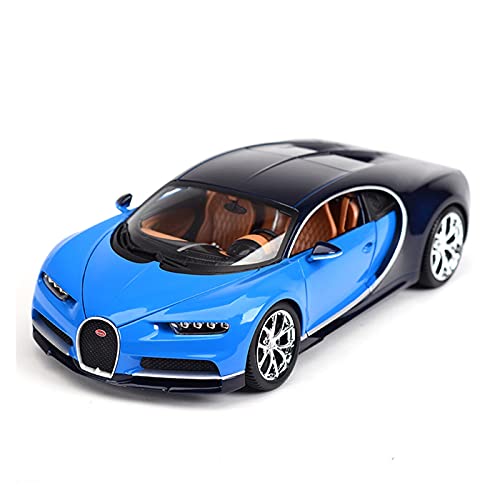 ZHAOFEI 1 18 Für Bugatti Chiron Sportwagen Simulation Legierung Zurückziehen Automodell Erwachsene Karnevalsgeschenk(Blau) von ZHAOFEI