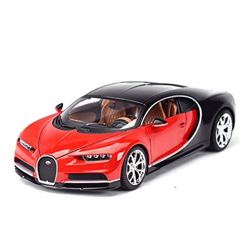 ZHAOFEI 1 18 Für Bugatti Chiron Sportwagen Simulation Legierung Zurückziehen Automodell Erwachsene Karnevalsgeschenk(Rot) von ZHAOFEI