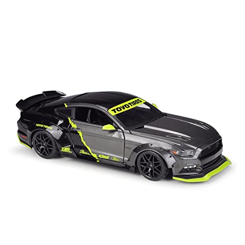 ZHAOFEI 1 18 Für Ford Mustang GT 2015 Schwarzer Sportwagen Statische Simulation Diecast-Legierung Automodell von ZHAOFEI