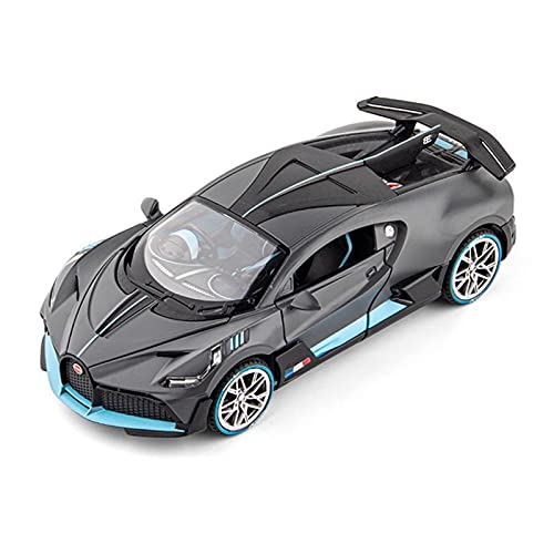 ZHAOFEI 1 24 Für Bugatti DIVO Diecast Metal Alloy Spielzeugauto-Modell mit Sound Light High Simulation Geschenk für Kinder(Grau) von ZHAOFEI