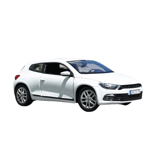 ZHAOFEI 1 24 Für Volkswagen Scirocco Zinklegierung Diecast Spielzeugauto Modell Als Neujahrsgeschenk Für Erwachsene(Weiß) von ZHAOFEI
