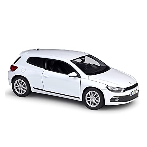 ZHAOFEI 1 24 Für Volkswagen Zinklegierung Hohe Simulation Zurückziehen Automodell Erwachsene (Weiß) von ZHAOFEI