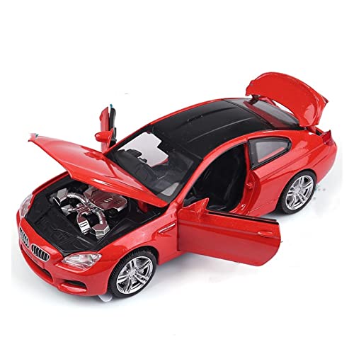 ZHAOFEI 1 32 Zinklegierung Modell Spielzeug Metall Ziehen Simulation Sound Und Leichtes Kindergeschenk Zurück(Rot) von ZHAOFEI