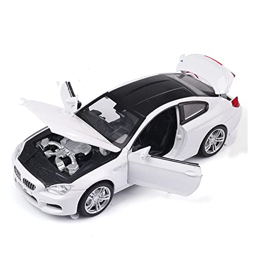 ZHAOFEI 1 32 Zinklegierung Modell Spielzeug Metall Ziehen Simulation Sound Und Leichtes Kindergeschenk Zurück(Weiß) von ZHAOFEI