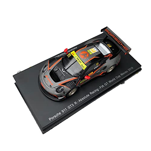 ZHAOFEI 1 64 for P- 911 GT3 Absolute Racing FIA 2019 Simulation Legierung Automodell Erwachsene Sammlung Geschenk Spielzeug(Taglia unica) von ZHAOFEI