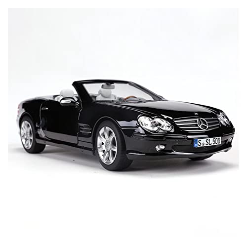 ZHAOFEI 1:18 Für Mercedes-Benz SL500 Schwarze Legierung Druckguss Statisches Modellauto Handwerk Sammlung Geschenk von ZHAOFEI