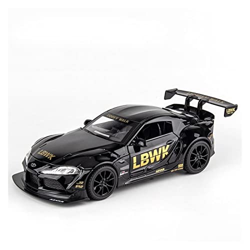 ZHAOFEI 1:22 Für TOYOTA Supra GR Racing Car Alloy Diecast Model Sound Und Licht Pull Back Toys(A) von ZHAOFEI