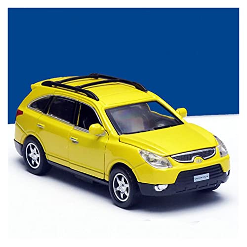 ZHAOFEI 1:34 Für Hyundai Veracruz SUV Legierung Simulation Zurückziehen Spielzeugauto Mit Sound Licht Für Geschenk Ornament(Grün) von ZHAOFEI