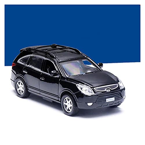 ZHAOFEI 1:34 Für Hyundai Veracruz SUV Legierung Simulation Zurückziehen Spielzeugauto Mit Sound Licht Für Geschenk Ornament(Schwarz) von ZHAOFEI
