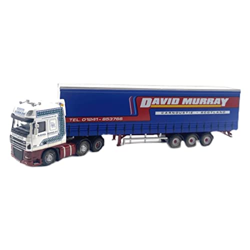 ZHAOFEI 1:76 for David Murray DAF105 Heavy Duty Truck Container Truck Auto Modell Simulation Legierung Sammler Spielzeug Handwerk von ZHAOFEI