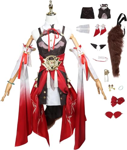 ZHAOSJ Spiel Herta Cosplay Kostüm Outfit Komplettes Set Karneval Party Halloween von ZHAOSJ