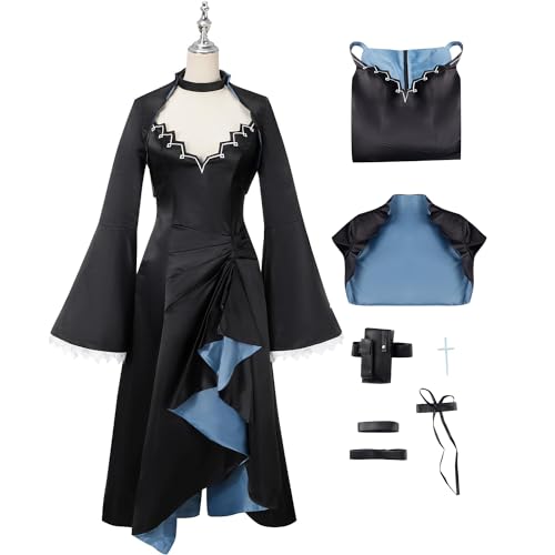 ZHAOSJ Sunaokami Shiroko Cosplay Kostüm Game Blue Archive Halloween Outfit Komplettset Damenkleid von ZHAOSJ