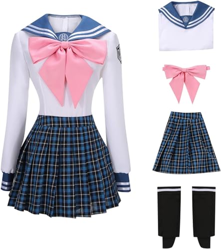 ZHAOSJ V3 Killing Harmony Maizono Sayaka Sailor Outfit Cosplay Kostüm Erwachsene Frauen Blau JK Uniformen von ZHAOSJ