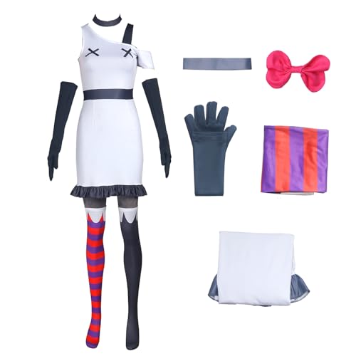 ZHAOSJ Vaggie Hazbin Cosplay Kostüm Charlie Demon Hotel Anime Cosplay Vaggie Kostüme Outfit Halloween Karneval Comic Anzug von ZHAOSJ