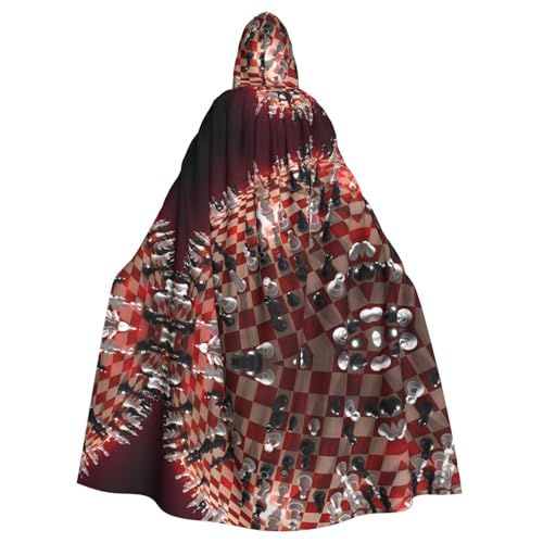ZHAOUR Unisex Erwachsene Halloween Kapuzenumhang - Internationales Schach Volldruck Cosplay Kostüm Umhang - Bequem und Langlebig Robe ZHAOUR Unisex Erwachsene Halloween Kapuzenumhang - Internationales Schach Volldruck Cosplay Kostüm Umhang - Bequem und Langlebig Robe von ZHAOUR