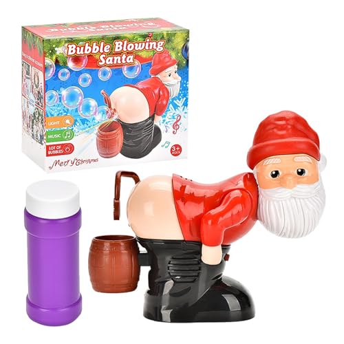 ZHAPEG Neuheit Santa Blase Gebläse Für Kinder Automatische Blase Maker Festliche Lustige Blase Blasen Santa Blase Maschine Wohnkultur von ZHAPEG