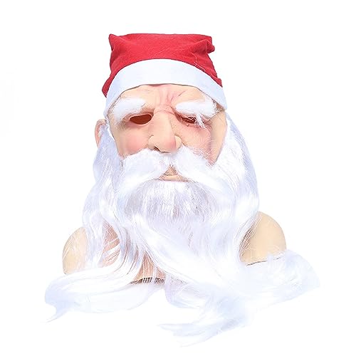 ZHAPEG Weihnachtsmütze Maske Kostüm Kopfbedeckung Weihnachten Halloween Party Dress Up Zubehör Für Kinder Damen Herren von ZHAPEG