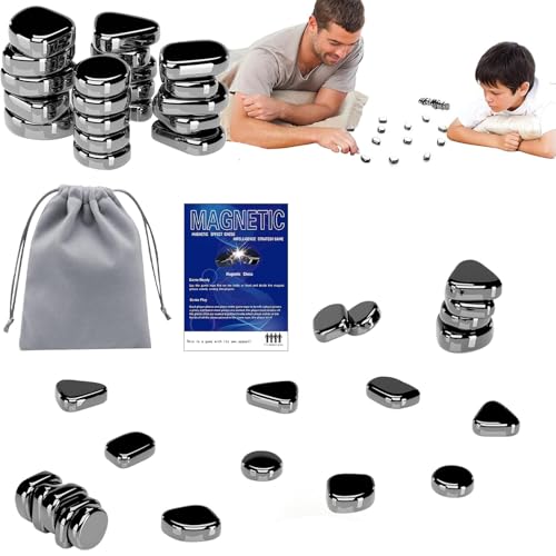 ZHCIHO Magnetisches Schachspiel, Magnetspiel Schachspiel für Kinder, Tragbares Magnetic Spiel Schach Mit 20 Magnetschach, Partyzubehör für Die Magnetisches Schach für Familientreffen und Reise von ZHCIHO