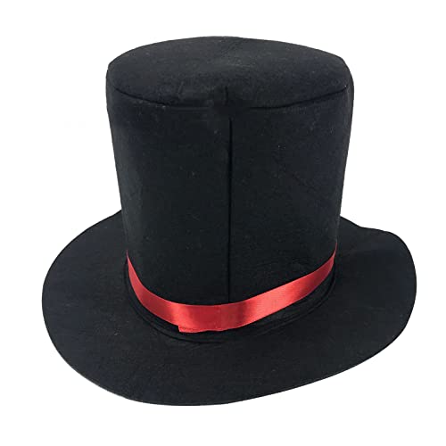 ZHENGCI Zylinderhut Zauberer Zylinderhut Bowler Zylinderhut Fasching Kostüm Zauberer Bühnenhut von ZHENGCI