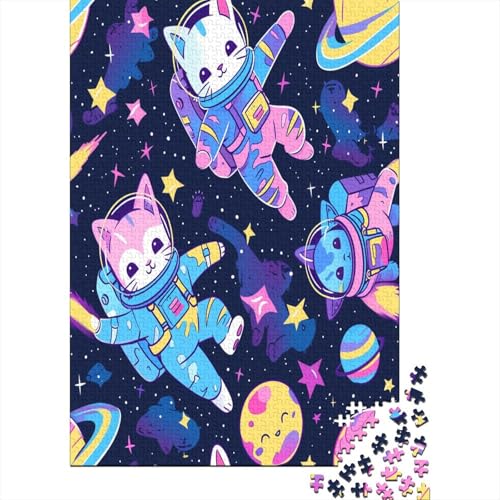 Astronaut Puzzlespiel 1000 Teile Puzzle Für Erwachsene Und Kinder Ab 14 Jahren, Puzzle-Motiv Erwachsenen Puzzlespiel Puzzel 1000pcs (75x50cm) von ZHENGYUU