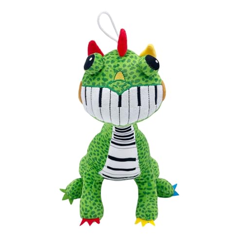 ZHICHENG Nightmare Critters Doey 12" Plush Toy - Official Monster Game Character Collectible for Kids & Adults,Fans' Favourite Gift (Pianosaurus) von ZHICHENG