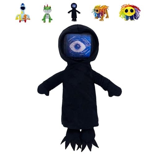 ZHICHENG Nightmare Critters Doey 12" Plush Toy - Official Monster Game Character Collectible for Kids & Adults (Black) von ZHICHENG