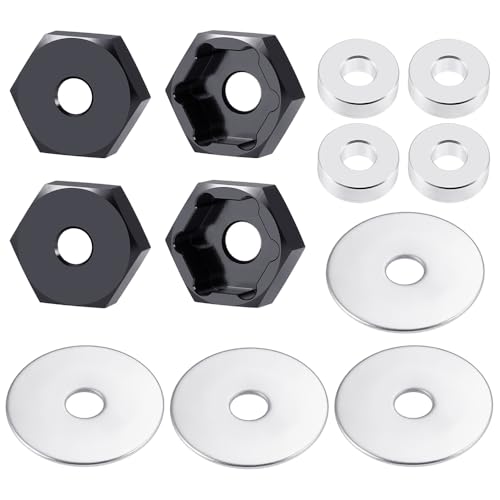 ZHRCFUN 4 Stücke 14mm zu 17mm Rad Hex Nabe Radnabe Adapter für 1/10 SCX10/ TRX4/ 2WD Slash/Maxx/RTR/Granite/Stampede/Rustler VXL RC Autos LKW Upgrades Teil ZHRCFUN 4 Stücke 14mm zu 17mm Rad Hex Nabe Radnabe Adapter für 1/10 SCX10/ TRX4/ 2WD Slash/Maxx/RTR/Granite/Stampede/Rustler VXL RC Autos LKW Upgrades Teil von ZHRCFUN