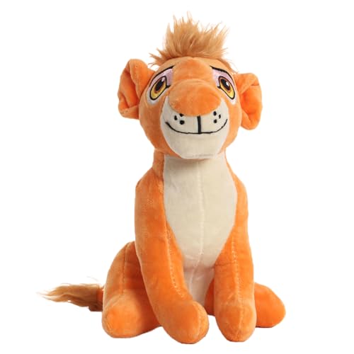 ZHUGULIALI Plush Playtime Cartoon Lion Stuff Dolls Lion Plush Funny Cute Lion Plushies Kuscheltier Kinderzimmerdekoration for Game Cute Stuffed Animal Doll Toys von ZHUGULIALI