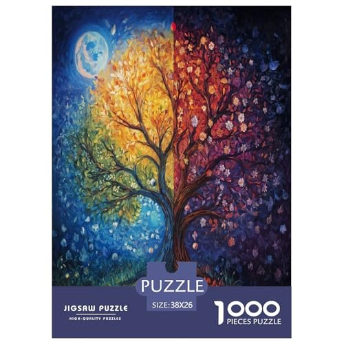 Baum des Lebens Puzzle 1000 Teile Schwer Puzzle Spielzeug Lernspiel Impossible Herausforderung Spielzeug Für Erwachsene Und Kinder Ab 12 Jahren 38x26cm/1000pcs Baum des Lebens Puzzle 1000 Teile Schwer Puzzle Spielzeug Lernspiel Impossible Herausforderung Spielzeug Für Erwachsene Und Kinder Ab 12 Jahren 38x26cm/1000pcs von ZHUICHENG