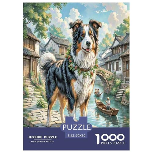 Der Border Collie Puzzle 1000 Teile Schwer Puzzle Spielzeug Lernspiel Impossible Herausforderung Spielzeug Für Erwachsene Und Kinder Ab 12 Jahren 70x50cm/1000pcs Der Border Collie Puzzle 1000 Teile Schwer Puzzle Spielzeug Lernspiel Impossible Herausforderung Spielzeug Für Erwachsene Und Kinder Ab 12 Jahren 70x50cm/1000pcs von ZHUICHENG