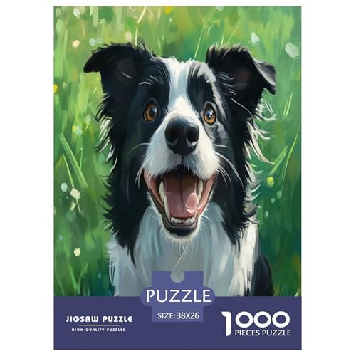 Der Border Collie Puzzle 1000-teilige Schwer Puzzle Spielzeug Lernspiel Impossible Herausforderungsspielzeug Für Erwachsene Kinder 38x26cm/1000pcs Der Border Collie Puzzle 1000-teilige Schwer Puzzle Spielzeug Lernspiel Impossible Herausforderungsspielzeug Für Erwachsene Kinder 38x26cm/1000pcs von ZHUICHENG