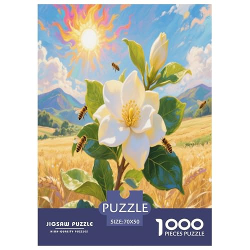 Gardenien Puzzle 1000-teilige Schwer Puzzle Spielzeug Lernspiel Impossible Herausforderung Spielzeug Für Erwachsene Und Kinder Ab 12 Jahren 70x50cm/1000pcs Gardenien Puzzle 1000-teilige Schwer Puzzle Spielzeug Lernspiel Impossible Herausforderung Spielzeug Für Erwachsene Und Kinder Ab 12 Jahren 70x50cm/1000pcs von ZHUICHENG