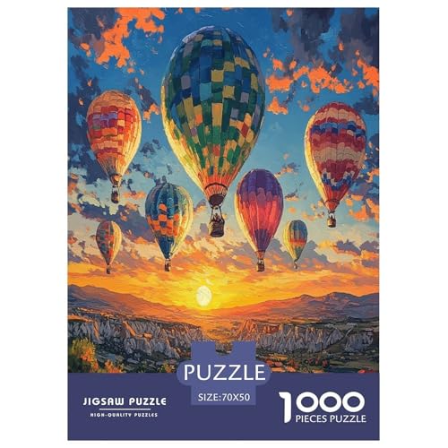 Heißluftballon Puzzle 1000-teilige Schwer Puzzle Spielzeug Lernspiel Impossible Herausforderung Spielzeug Für Erwachsene Kinder 70x50cm/1000pcs Heißluftballon Puzzle 1000-teilige Schwer Puzzle Spielzeug Lernspiel Impossible Herausforderung Spielzeug Für Erwachsene Kinder 70x50cm/1000pcs von ZHUICHENG