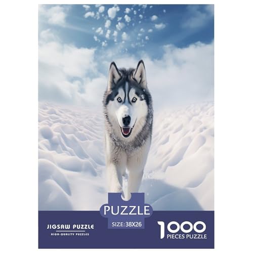 Husky Puzzle 1000-teilige Schwer Puzzle Spielzeug Lernspiel Impossible Herausforderungsspielzeug Für Erwachsene Kinder 38x26cm/1000pcs Husky Puzzle 1000-teilige Schwer Puzzle Spielzeug Lernspiel Impossible Herausforderungsspielzeug Für Erwachsene Kinder 38x26cm/1000pcs von ZHUICHENG