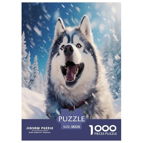 Husky Puzzles 1000 Teile Schwer Puzzle Spielzeug Lernspiel Impossible Herausforderung Spielzeug Für Erwachsene Kinder 38x26cm/1000pcs Husky Puzzles 1000 Teile Schwer Puzzle Spielzeug Lernspiel Impossible Herausforderung Spielzeug Für Erwachsene Kinder 38x26cm/1000pcs von ZHUICHENG