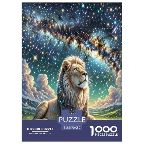 Löwen Puzzle 1000 Teile Schwer Puzzle Spielzeug Lernspiel Impossible Herausforderungsspielzeug Für Erwachsene Und Kinder Ab 14 Jahren 70x50cm/1000pcs Löwen Puzzle 1000 Teile Schwer Puzzle Spielzeug Lernspiel Impossible Herausforderungsspielzeug Für Erwachsene Und Kinder Ab 14 Jahren 70x50cm/1000pcs von ZHUICHENG