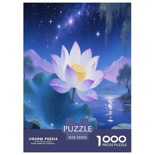 Lotusblume Puzzles 1000 Teile Schwer Puzzle Spielzeug Lernspiel Impossible Herausforderungsspielzeug Für Erwachsene Und Kinder Ab 14 Jahren 70x50cm/1000pcs Lotusblume Puzzles 1000 Teile Schwer Puzzle Spielzeug Lernspiel Impossible Herausforderungsspielzeug Für Erwachsene Und Kinder Ab 14 Jahren 70x50cm/1000pcs von ZHUICHENG