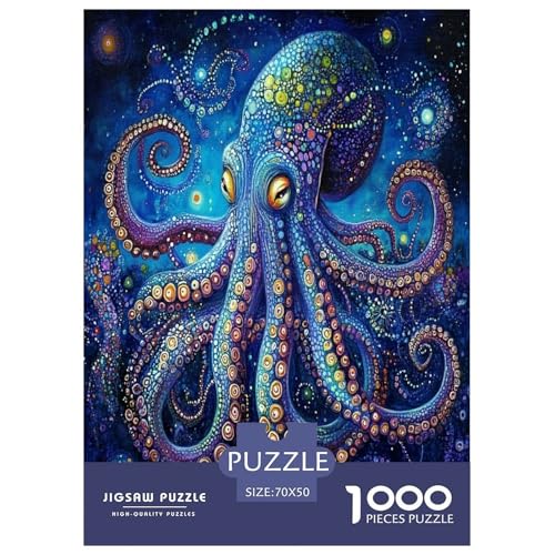 Octopus Puzzle 1000-teilige Schwer Puzzle Spielzeug Lernspiel Impossible Herausforderungsspielzeug Für Erwachsene Kinder 70x50cm/1000pcs Octopus Puzzle 1000-teilige Schwer Puzzle Spielzeug Lernspiel Impossible Herausforderungsspielzeug Für Erwachsene Kinder 70x50cm/1000pcs von ZHUICHENG
