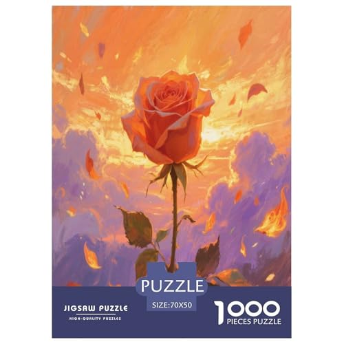 Rose Puzzle 1000 Teile Schwer Puzzle Spielzeug Lernspiel Impossible Herausforderung Spielzeug Für Erwachsene Kinder 70x50cm/1000pcs Rose Puzzle 1000 Teile Schwer Puzzle Spielzeug Lernspiel Impossible Herausforderung Spielzeug Für Erwachsene Kinder 70x50cm/1000pcs von ZHUICHENG